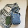 Taška přes rameno Džínová crossbody taška Dámská lehká taška na mobilní telefon