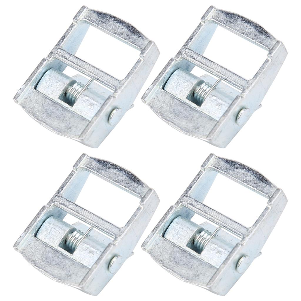 4Pcs Zinc Alloy Buckle for Heavy Duty Tiedown Cargoes Strap Fixed Tensioner Ratchet Buckle(25mm )