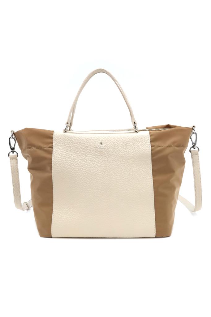 LANVIN COLLECTION Сумка через плечо Avec 2-Way 61-6802 Женская Бежевая/Цвет слоновой кости