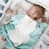 1PC Acrylic Fiber Winter Swaddling Blanket Multifunction Knitted Blanket Bunny Bed Cover Newborn Sleeping Blanket Rabbit Ear