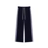 Side striped sweatpants women's autumn and winter new high-waisted loose straight casual pants slim wide-leg pants