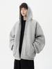 2025 Autumn American Style Oversized Men's Cleanfit Cardigan Hoodie Jacket