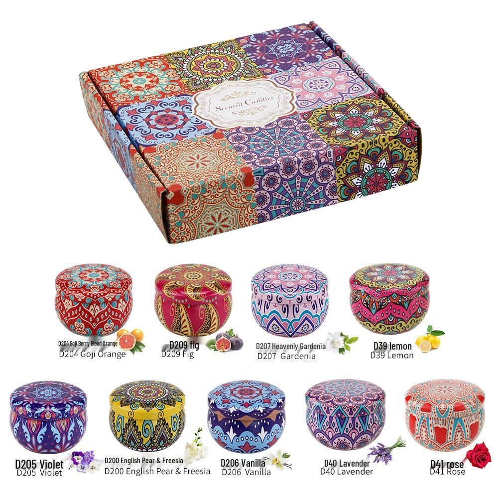 Scented Soy Candle - Romantic Fragrance with Dried Flowers, Ideal for Weddings, Valentine's, Birthdays, and Home Décor