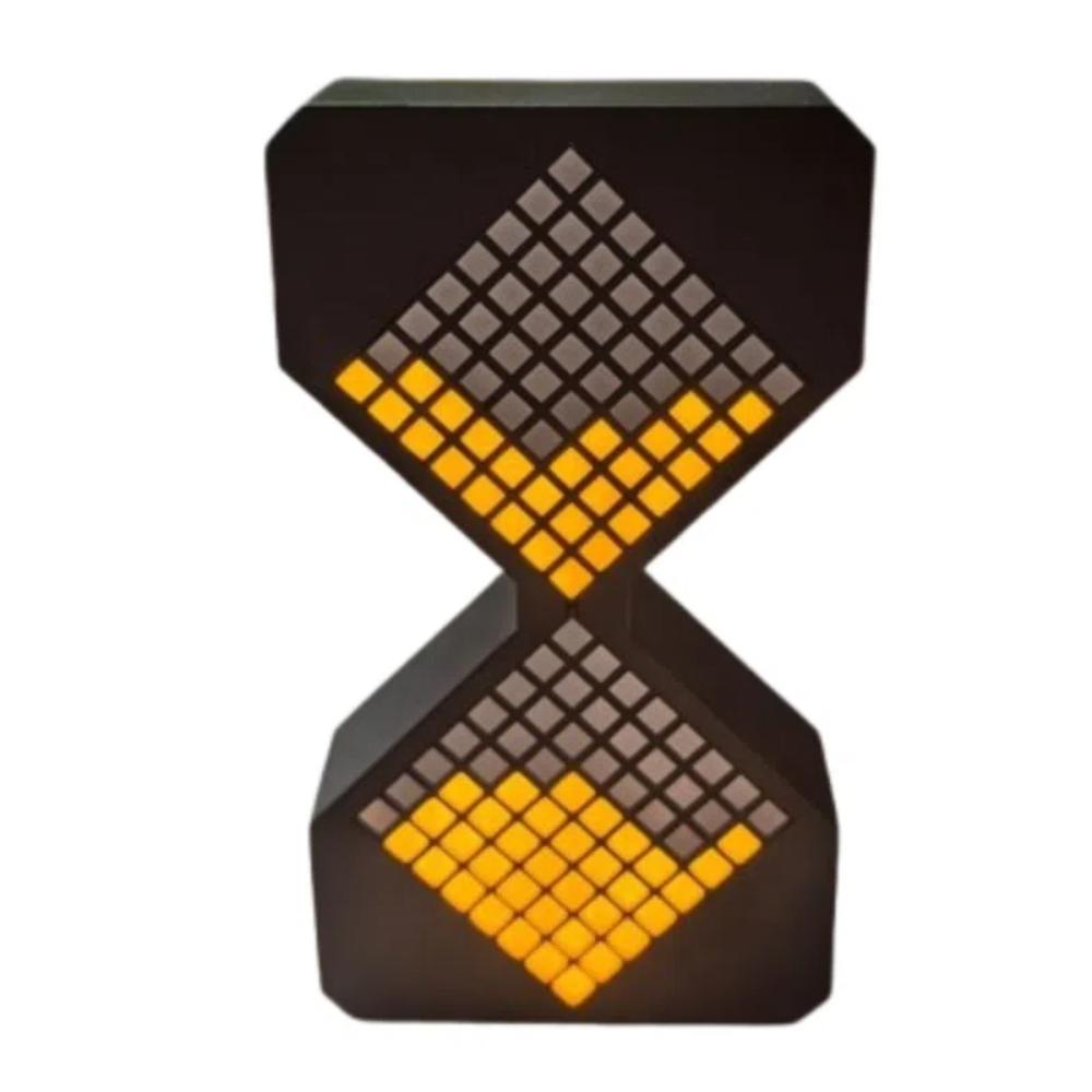 Cyber Style LED Electronic Hourglass with Gravity Sensing Luminous Sandglass Birthday Gift