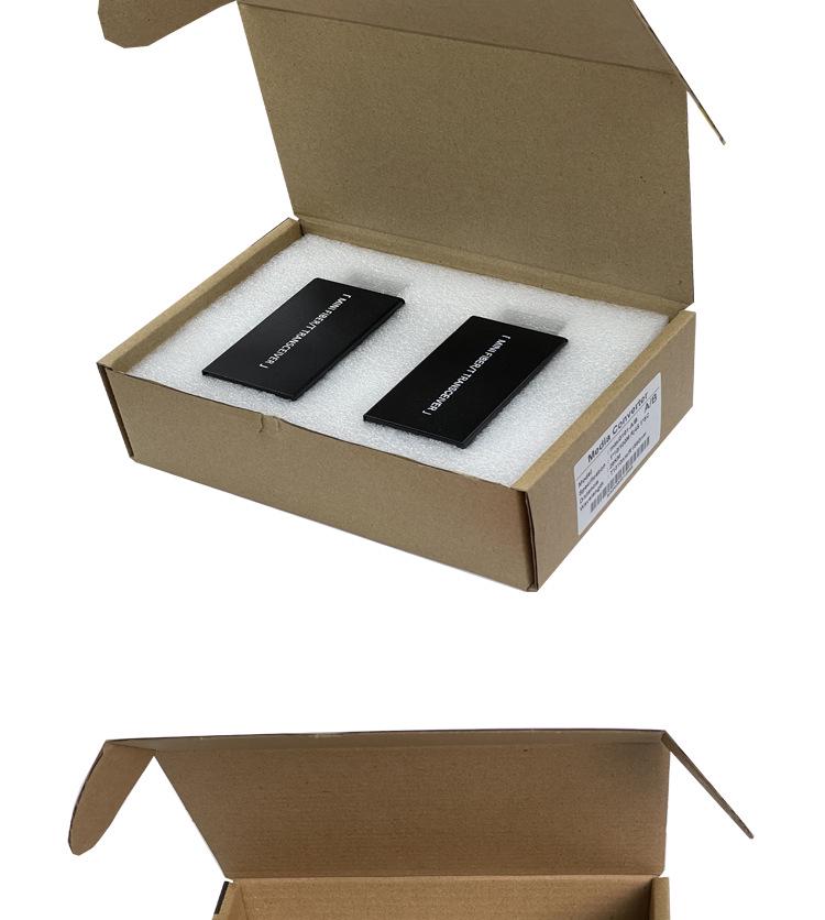 Mini Gigabit Single-Mode Single-Fiber Optic Transceiver Converter, 1 Fiber 1 Electric SC