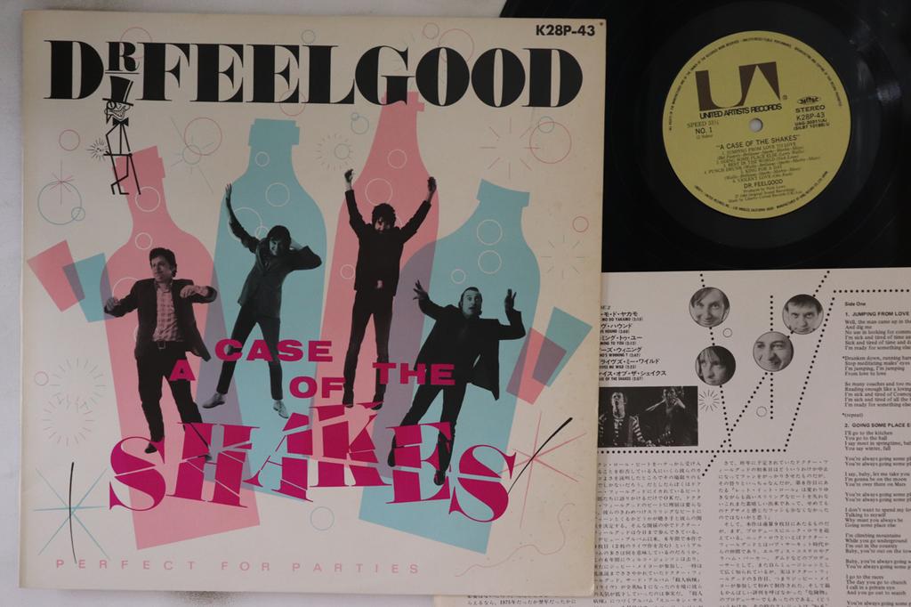 LP Record DR FEELGOOD - A Case Of The Shakes K28P43 UNITED ARTISTS 1980 Japan Rock Used