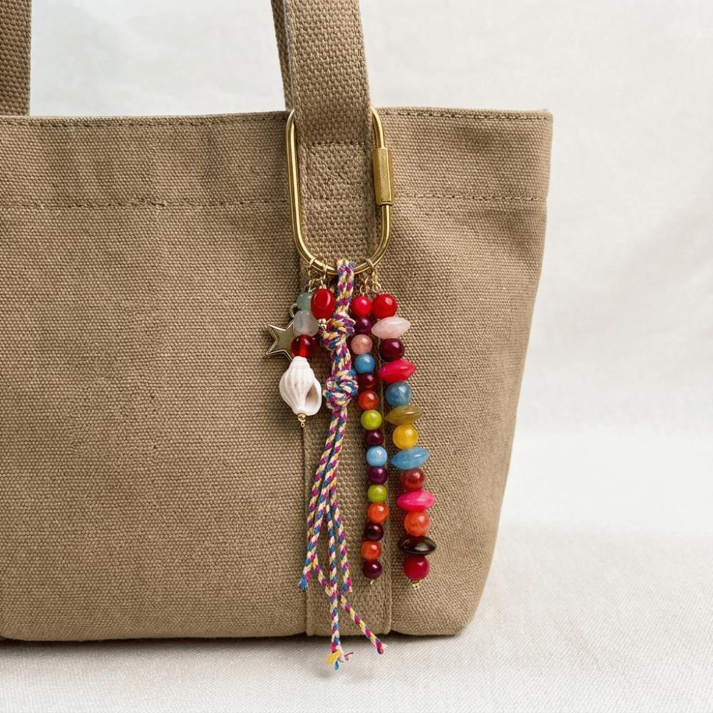 DIY Bag Pendant Conch Heart Key Ring Creative Bag Charm Men