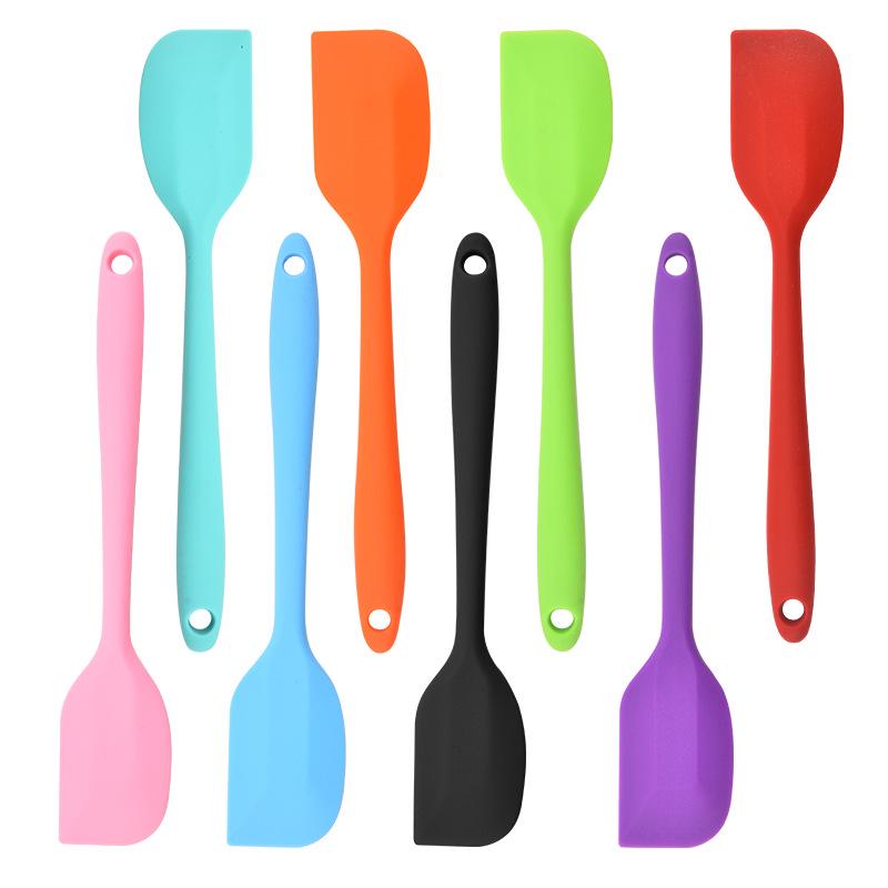

Silicone Spatula for Baking and Cake Decorating - One-Piece, Easy-to-Clean, Colorful Macaron Design