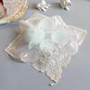 TOP Beige Beads Flowers Embroidery Table Place Mat Pad Cloth Wedding Christmas Placemat Kitchen Table Decoration and Accessories