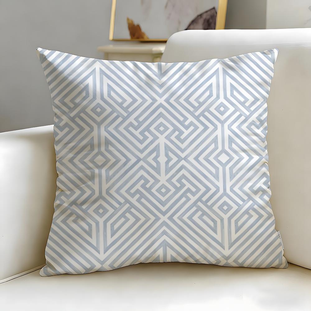 Floral Texture Cushion Cover Soft EasyWash Pillow Case Versatile for Couch Bed Travel and Office