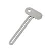 6PCS Metal Toothpaste Tube Squeezer Multifunctional with Keychain Hole Manual Toothpaste Dispenser High Hardness Wear-resistant