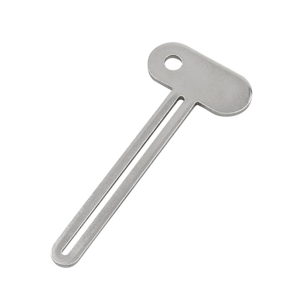 6PCS Metal Toothpaste Tube Squeezer Multifunctional with Keychain Hole Manual Toothpaste Dispenser High Hardness Wear-resistant