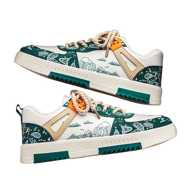 Herren Sommer Casual Board Schuhe Komfort Laufschuhe Leichtgewicht Outdoor Anti-Rutsch Sportschuhe Trendige vielseitige Schuhe Herren