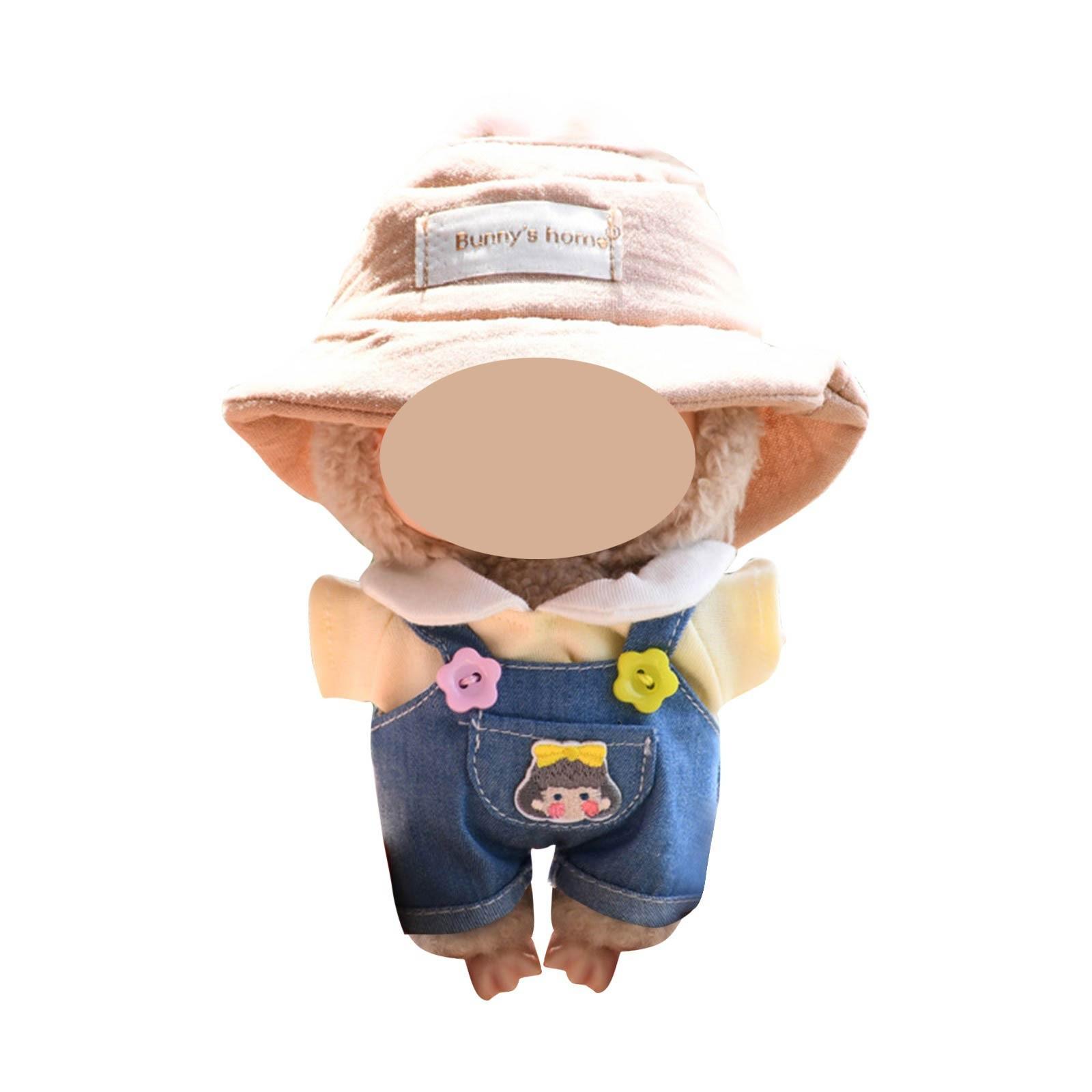 

Забавная одежда для кукол, плюшевые игрушки в стиле аниме и милые аксессуары,милые куклы одежда One Size жёлтый