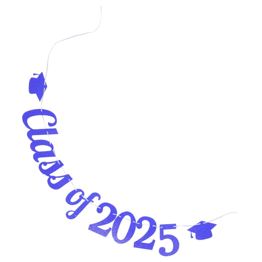 1Set Graduation Party Hanging Banner 2025 Grad Photo Prop Backdrop Decoration Bright Festive Banner for Garden Door Courtyard