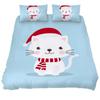 Cute Cat Cartoon Animals Children Girls Gifts for Bedroom Decorations Kawaii Duvet Cover Cartoon Pet Cat Theme Queen King Size