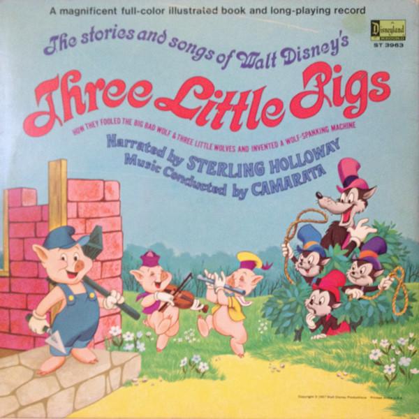 

LP Record STERLING HOLLOWAY, TUTTI CAMARATA - The Stories And Songs Of Walt Disne ST3963 Disneyland 1967 US Children s Used
