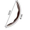 Non-slip Carbon Fiber 36-38cm Car Steering Wheel Cover For Honda Civic Xrv Hrv Crv Brv City Accord Fit Jazz Insight Accessories