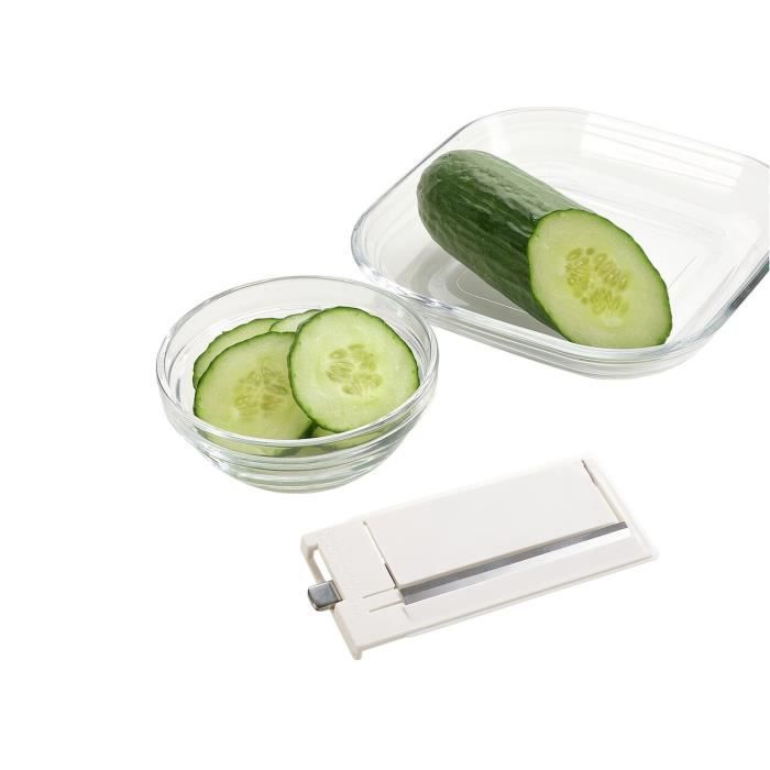 Leifheit ComfortLine 23170 Universal Grater - Vegetable Grater with 5 Interchangeable Grids - Stainless Steel Kitchen Mandoline