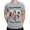 Personalised T-Shirt Custom Photo Text Stag Do Hen Party Mens T-Shirts #TA-195
