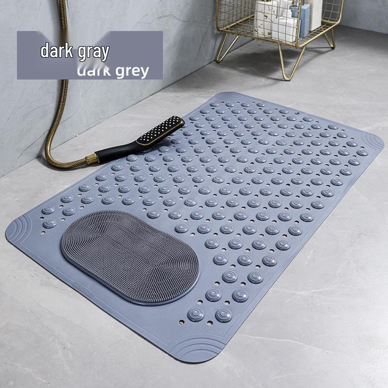Non-Slip PVC Bathroom Mat with Suction Cups for Shower, Toilet, and Entrance