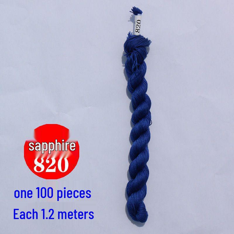 Baumwoll-Kreuzstich-Stickgarn: Handgefertigte Einlegesohlen, Dickes Nähgarn, Eine Farbe pro Stück