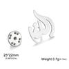 LIKGREAT Arabic God Brooch for Women Men Stainless Steel Pin Allah Symbol Religious Jewelry Amulet Muslim Gift