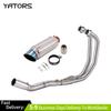 Exhaust System For Yamaha MT-03 YZF R3 2014-2024 51mm Header Link Pipe Full Exhaust System Exhausts Pipes