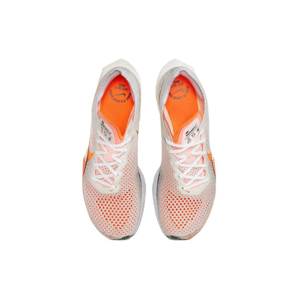Nike ZoomX VaporFly Next% 3 Sea Glass Bright Mandarin Unisex-Sneaker Weiß Sail Bronzine FV3633-081