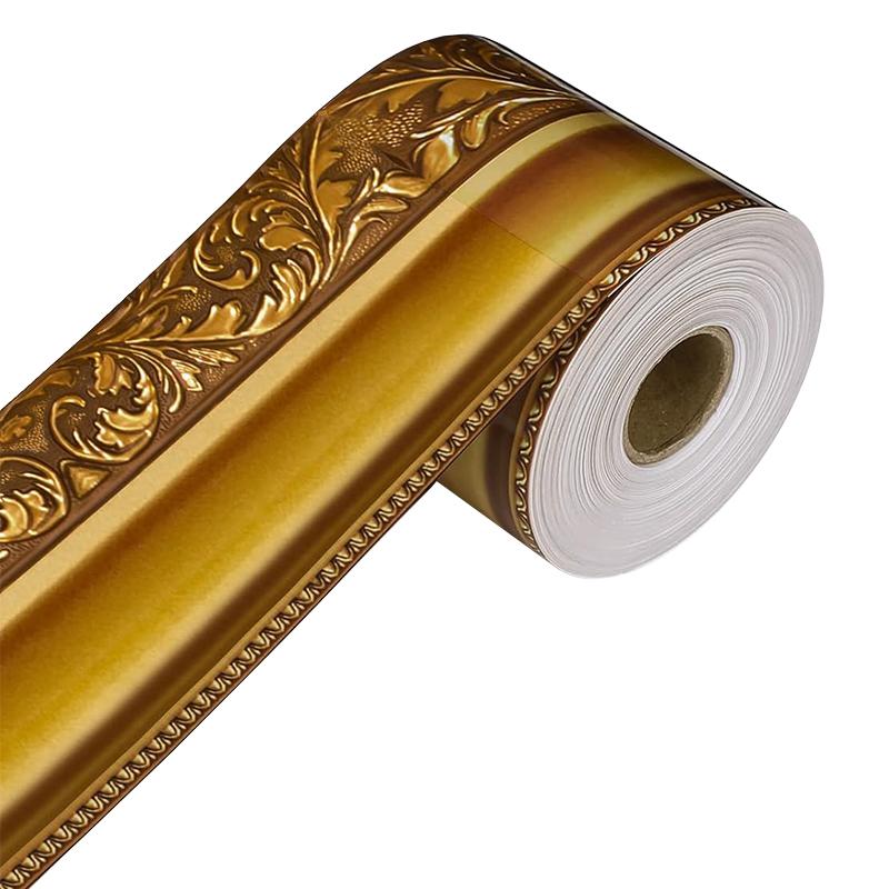 10M/Role Samolepicí DIY Party Dekorace Vintage Fotorámeček Zlatý 10M Samolepky na Černou Tabuli Okraj Dekorační Samolepka