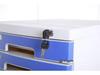 4-Drawer Lockable Plastic Office File Cabinet, Thickened Storage Box
