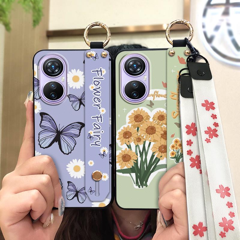 Soft case Phone Holder Phone Case For Blackview A200 Pro Waterproof Back Cover Oil Painting Dirt-resistant Protective