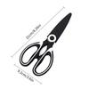 Kitchen Scissors Household Kill Fish Cut Vegetables Roast Broiler Bone Scissors Stainless Steel Scissors Powerful Chicken Bone
