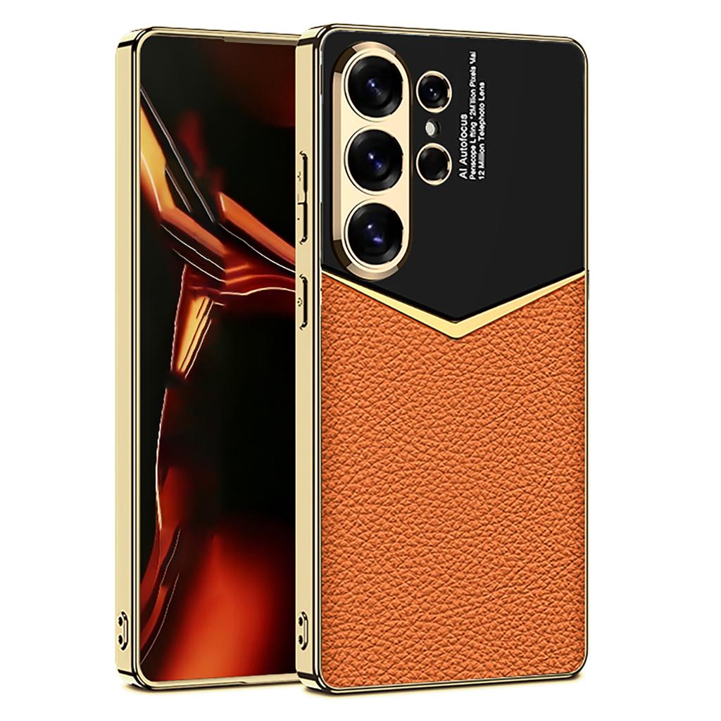 GKK Für Samsung Galaxy S26 Ultra Hüllen Galvanik PU + PC + TPU Handyhülle