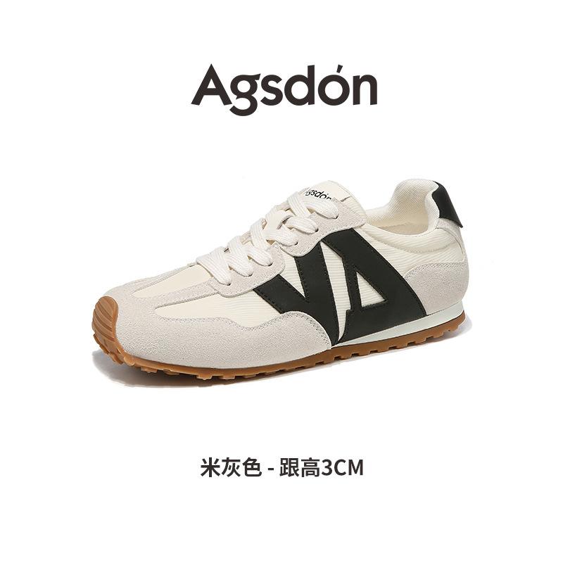 Augustus Dengde training shoes women's 2025 new autumn retro ballet Forrest Gump sports shoes casual function barefoot shoes