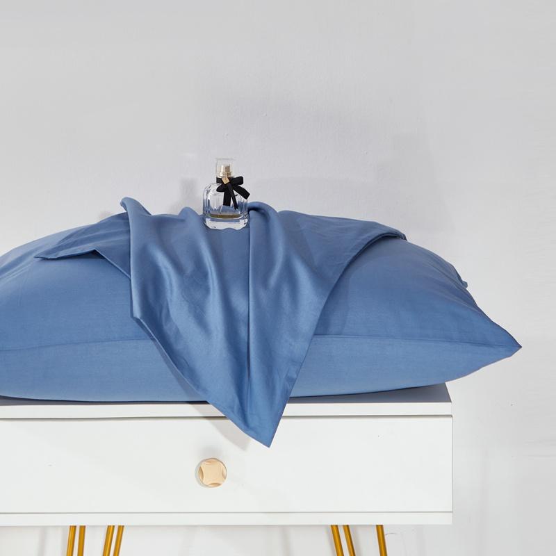 High Count High Density 100% Cotton Envelope Pillowcase Solid Simple Design 30x50 50x70cm