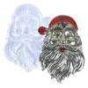 Silicone Santa Claus Bell Mold Wall-mounted Christmas Stereo Mold DIY Ornaments Pendant Epoxy Resin Crafting Molds