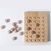 75Pcs Natural Wood Bingo Balls With Engraved Letters And Number For Game Parties Family Gatherings Smooth