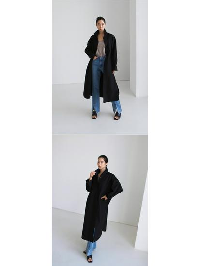 Korejský šik retro větrovka se stojáčkem: Dlouhý rukáv, jednořadé zapínání, volný střih pro ženy