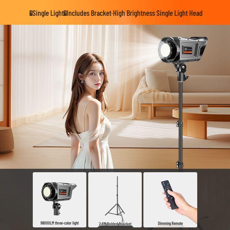 Floor Standing LED Fill Light for Streaming & Photography