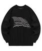SAINTPAIN Sp Jacquard American Knit Sweater - Black