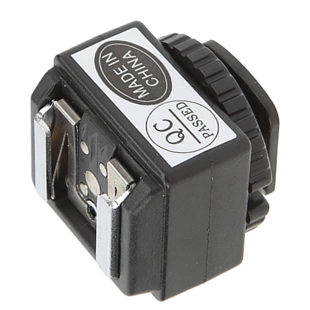 C N2 Flash Hot Shoe Mount Adapter for Nikon Flash To Camera Hot Shoe Converter with PC Sync Port