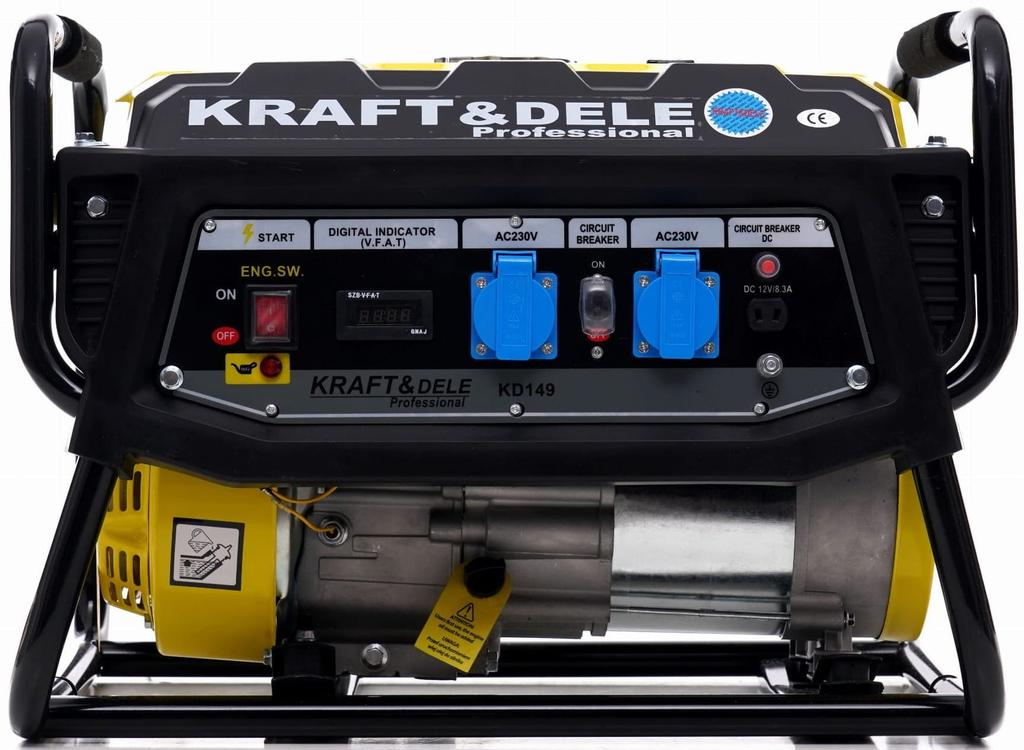 Stromerzeuger 3500W LCD | Kraft&Dele