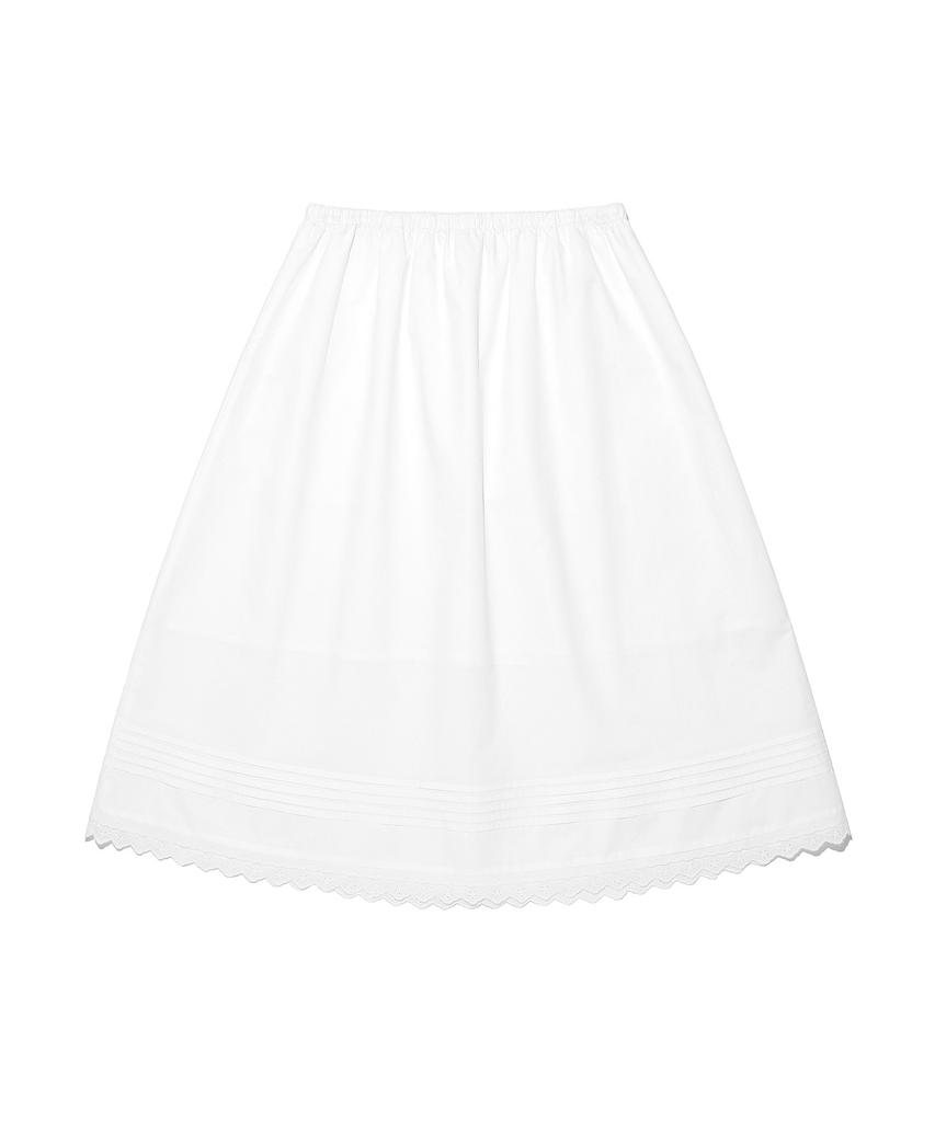 Lee Women'S Frill Long Skirt White