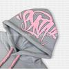 Herren Oversized Kapuzenpullover Langarm Baumwolle Locker Sitzende Hose Set Lässige Streetwear