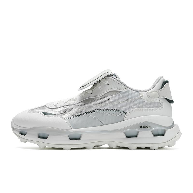 

New FILA KM2 Cushioning And Breathable Low Top Casual Shoes Men s White Gray F12M533121FBD 45