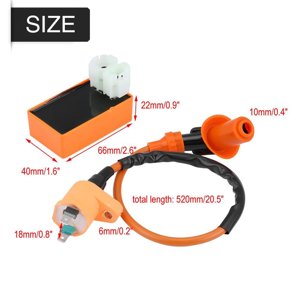 For GY6 50CC 125CC 150CC ATV Scooter Racing CDI Ignition Coil Plug