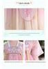 Kids' Summer Hanfu Chiffon Dress: Short Sleeve Ruqun Princess Costume