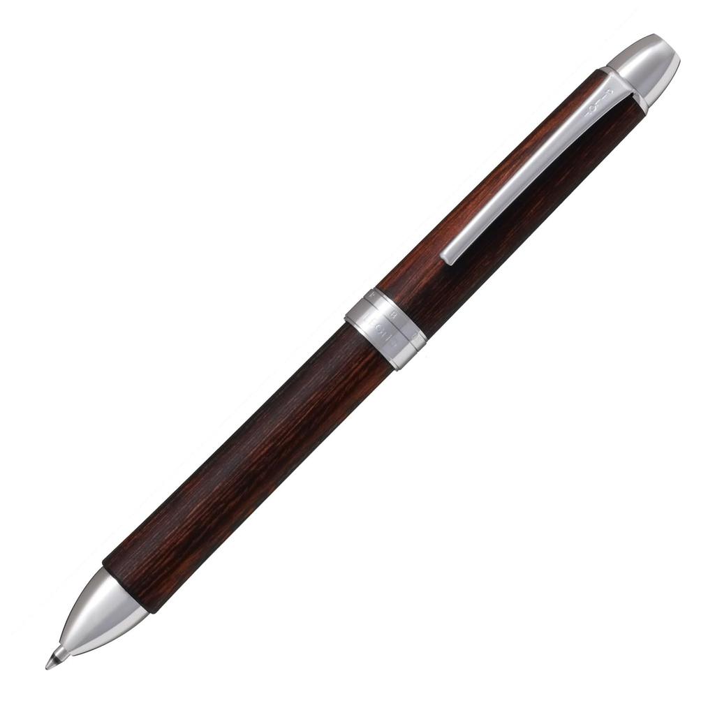 PILOT Two Plus One Ballpoint Legno MA BTHL3SKMA Multi-Function Pen, Mahogany,