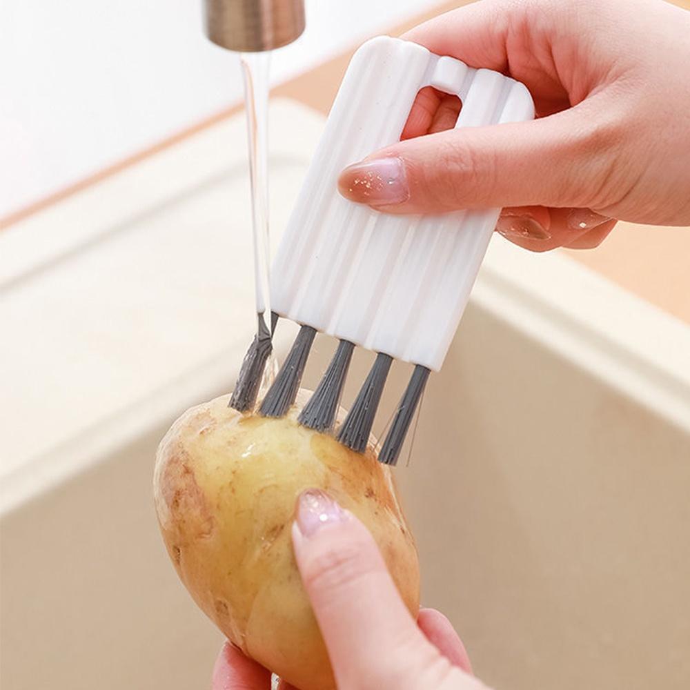 1pcs Multifunctional Kitchen Cup Lid Gap Brush Bendable Mini Cleaner Dust Removal Tool